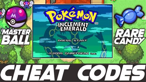 pokemon cheat code emerald|pokemon inclement emerald cheat code.